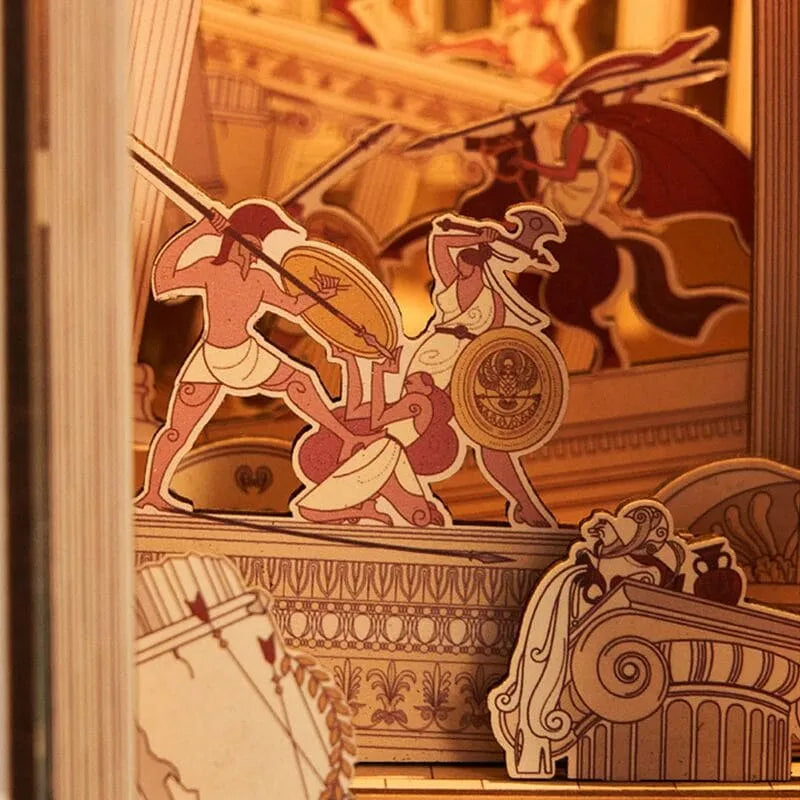 The Legend of the Amazons book nook kit – detail view 4