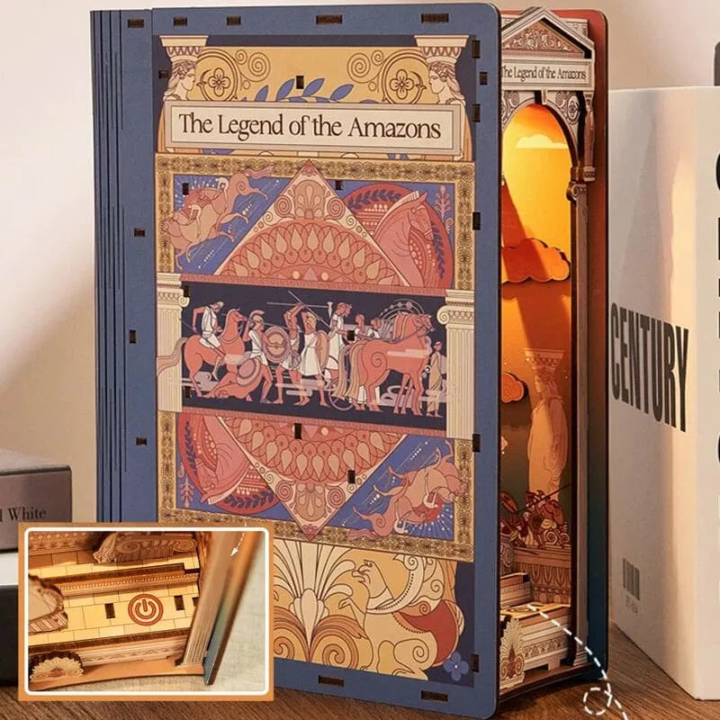 The Legend of the Amazons Book Nook Kit – DIY Greek Battle Scene