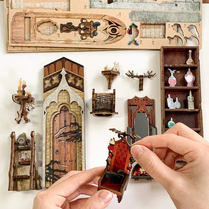 Twilight Castle Book Nook Kit – DIY Fantasy Castle