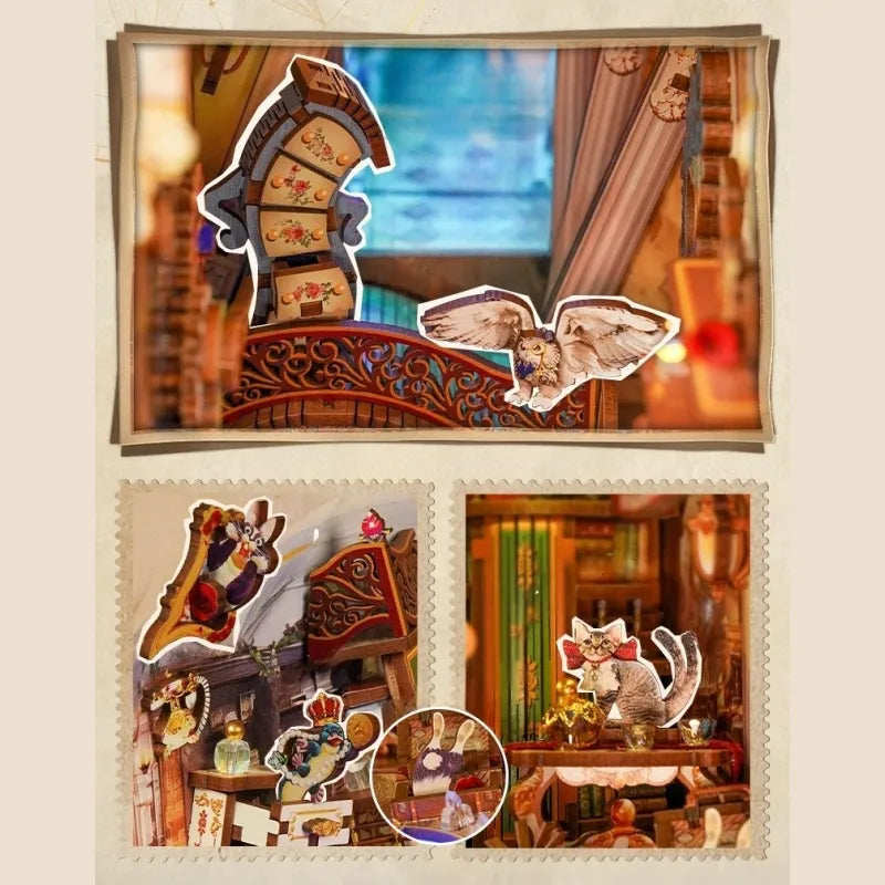 Magical Library book nook kit – detail view 2