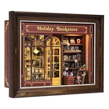 DIY 3D Picture Frame Kit - Street Corner Holiday Bookstore