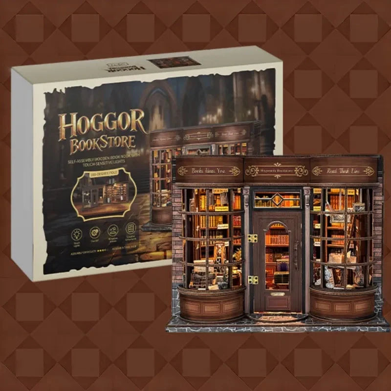 Hoggor Bookstore miniature house kit – detail view 5