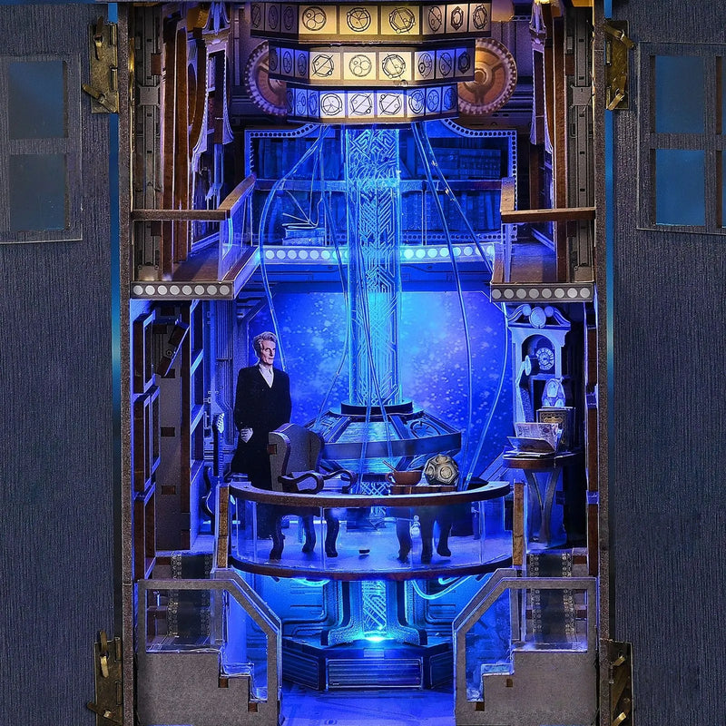 Mysterious Phone Booth Book Nook Kit – DIY Blue Box Diorama