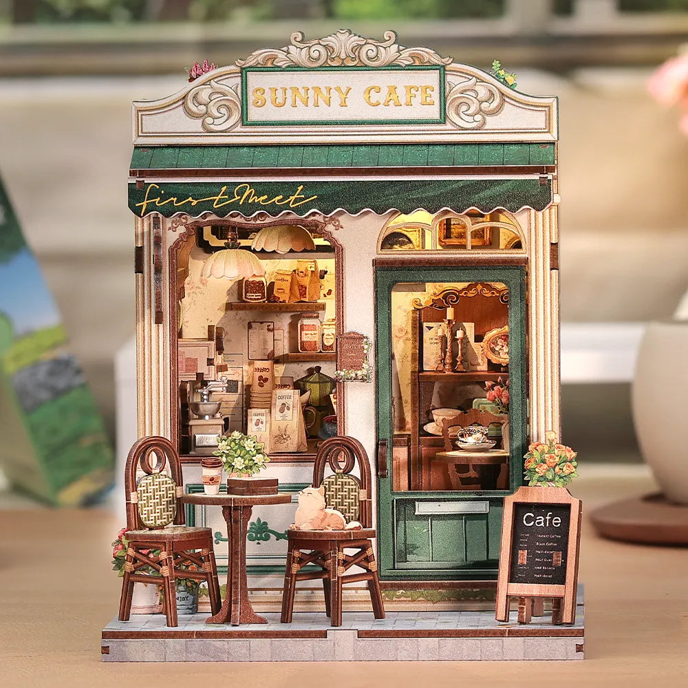 Sunny Cafe miniature house kit – detail view 4