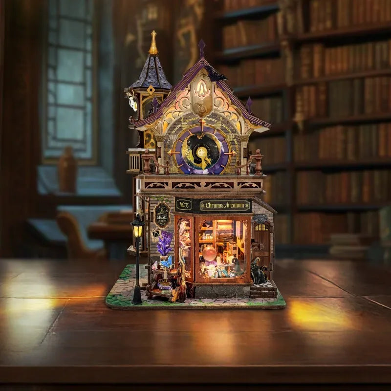 Time Magic Club Miniature House Kit – DIY Clock Tower Magic Shop