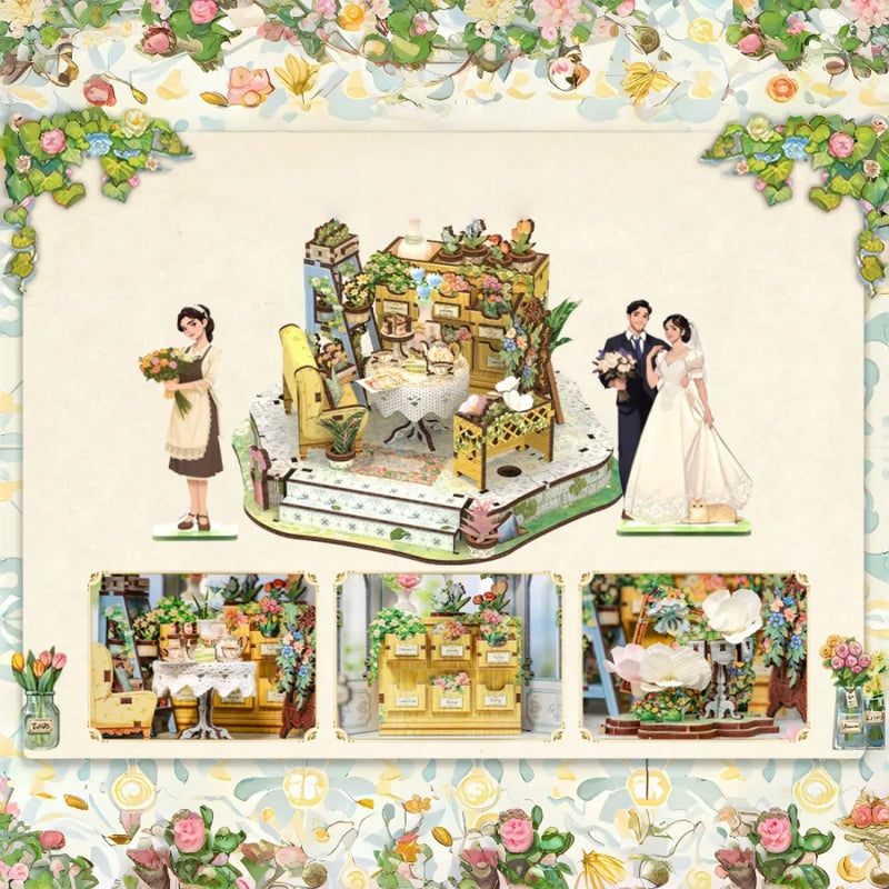 Windsor Flower House Miniature Kit – DIY Victorian Conservatory