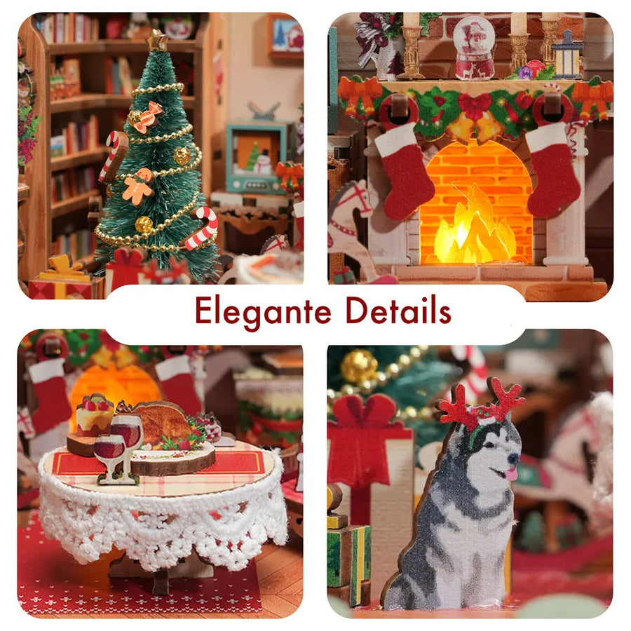 A Cosy Christmas Cottage in Miniature