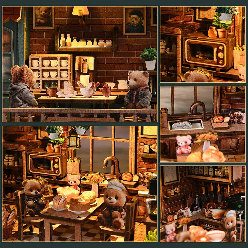 Miniature House Kit - Bear Restaurant