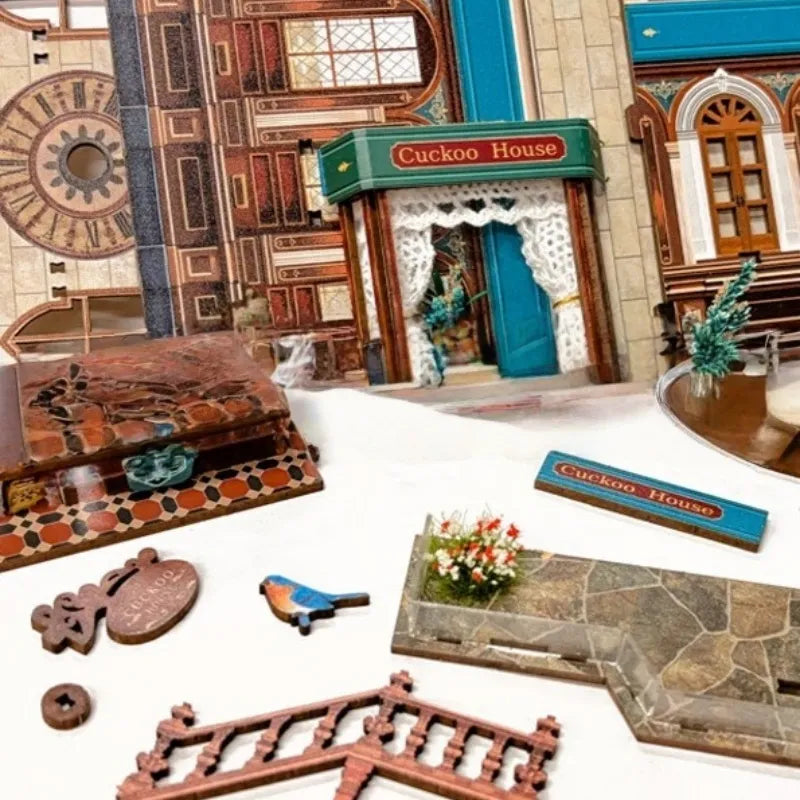 Cuckoo House 3D wooden puzzle – detail view 6