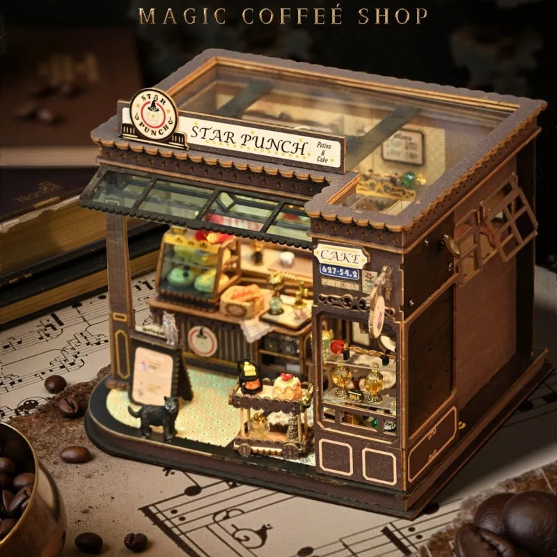 Magic Coffee Shop miniature house kit – detail view 4