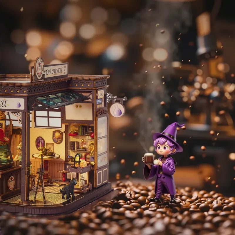 Magic Coffee Shop miniature house kit – detail view 6